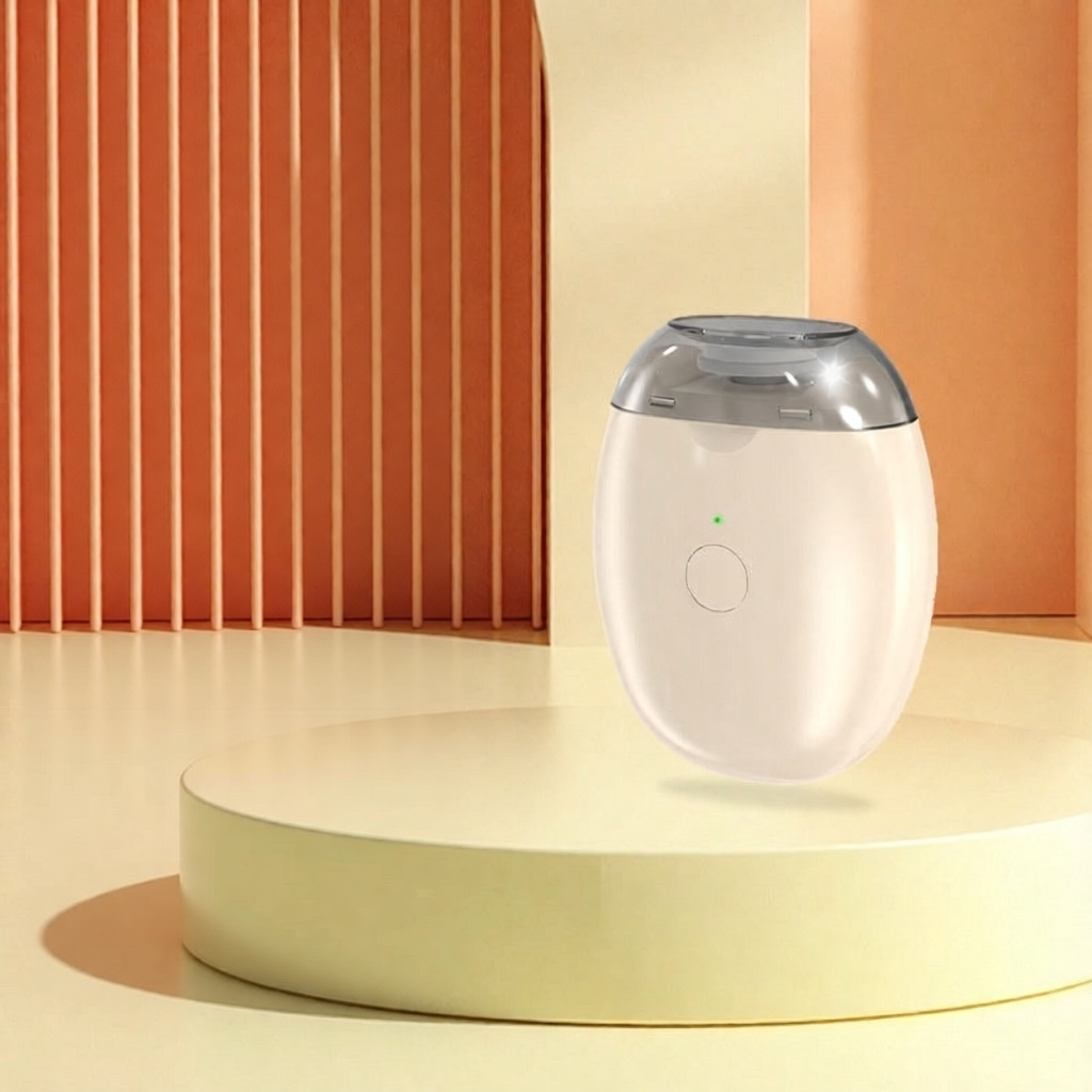 Coupe-Ongles Électrique Bébé NéoSoft — Silencieux, Sécurisé & Rechargeable USB